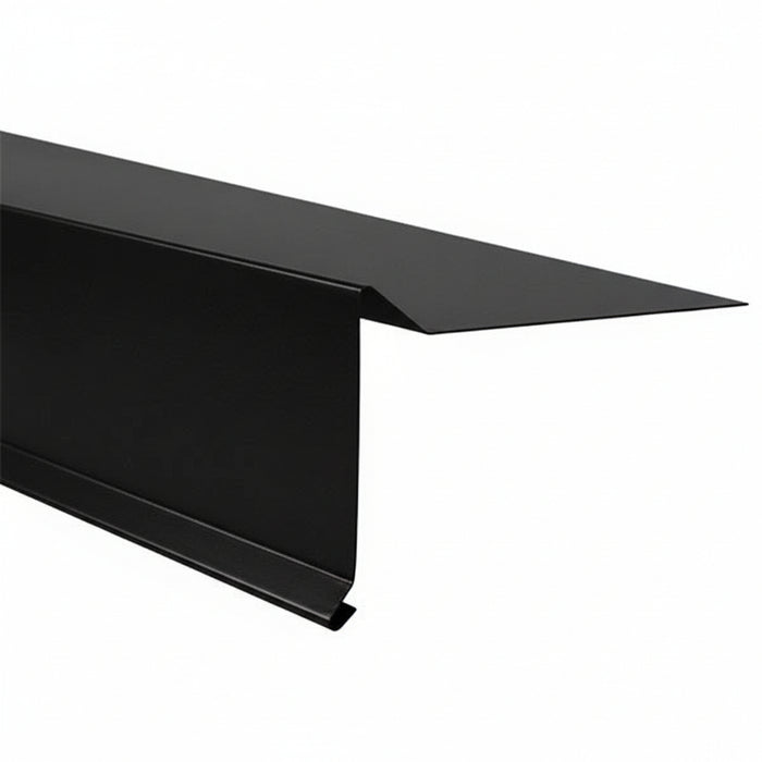 Vindskede i sortlakeret aluminium