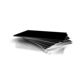 Aluminiumsplade EN AW-3003 Lakeret RAL9005 1x1250x2500 mm 8,44 kg pr pl.