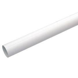 Plastmo plast nedløbsrør hvid Ø90 mm - 4 meter